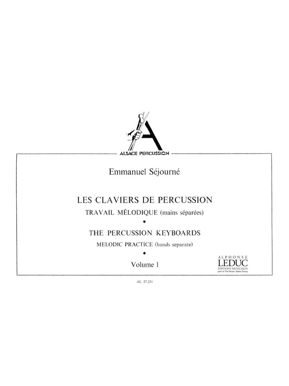 SEJOURNE - LES CLAVIERS DE PERCUSIONS V.1 -