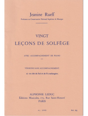 RUEFF J. - LECCIONES (20) (SA) -