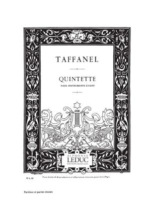 TAFFANEL P. - QUINTETO (SC+PT)     FL/OB/CL/TR/FG -