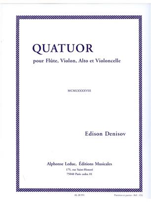 DENISOV E. - CUARTETO                      FL/V/VA/VC -