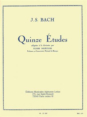 BACH J.S. / DELECLUSE - ESTUDIOS (15) -