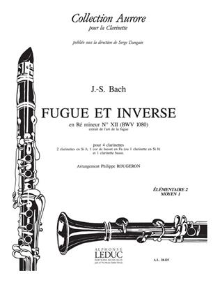 BACH J.S. - FUGA E INVERSA RE m - BWV.1080