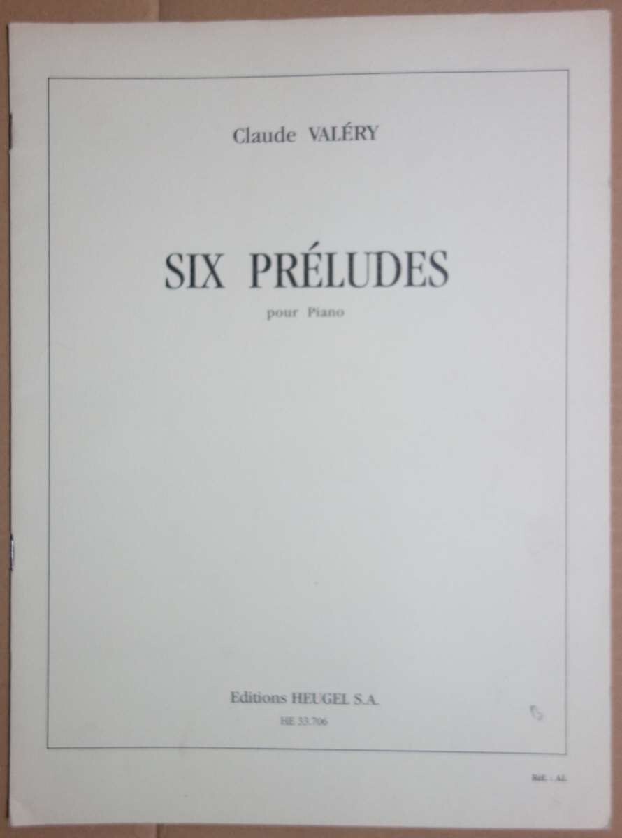 C.VALERY.- 6 Preludes (Piano)