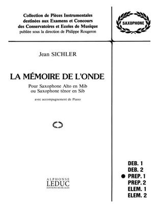SICHLER J. - LA MEMORIA DE LA ONDA -