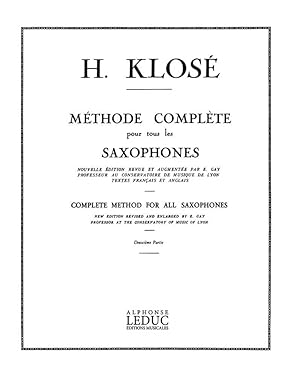 KLOSE H. - METODO COMPLETO V.2 -(SAXO)