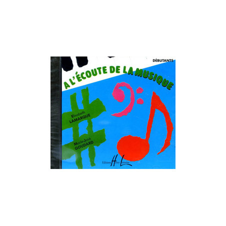 LAMARQUE - A L-ECOUTE DE LA MUSIQUE DEBUTANT  (SOLO CD )