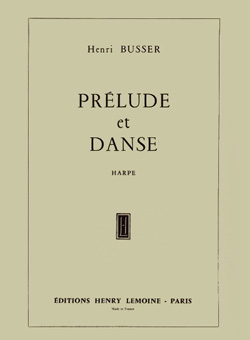 BUSSER H, - PRELUDIO Y DANZA -ARPA-