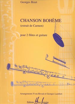 BIZET G. - CHANSON BOHEME - 2 FLAUTAS Y GUITARRA