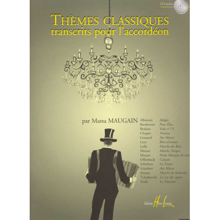 MAUGAIN M . - AIRES CELEBRES +CD ACORDEON