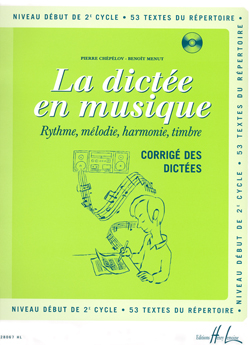 CHEPELOV/MENUT - DICTEE EN MUSIQUE Vº4 CORRIGE
