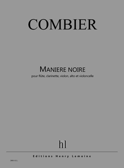 COMBIER J. - MANIERE NOIRE QUINTETO