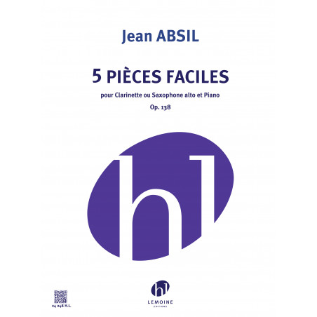 ABSIL J. - PIEZAS FACILES (5) - OP.138
