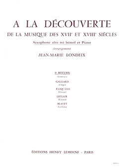 ALBUM - DECOUVERTE MUSIQUE SIECLE XVII-XVIII V.3 -