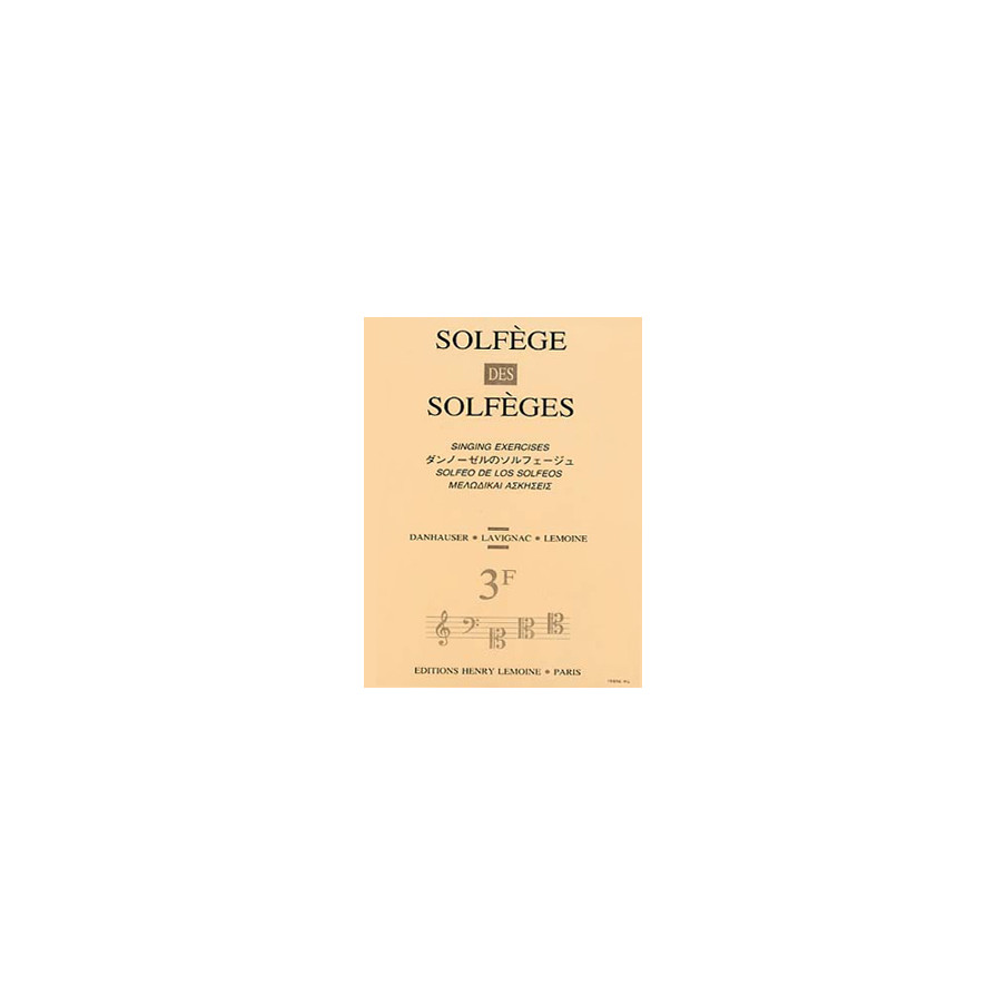 LEMOINE H. - SOLFEO DE LOS SOLFEOS V.3F (SA) -