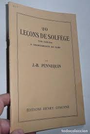 PENNEQUIN - LECCIONES DE SOLFEO (20) -