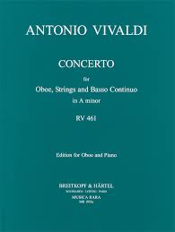 VIVALDI A. - CONCIERTO LA m F.VII/5 - RV.461 OBOE