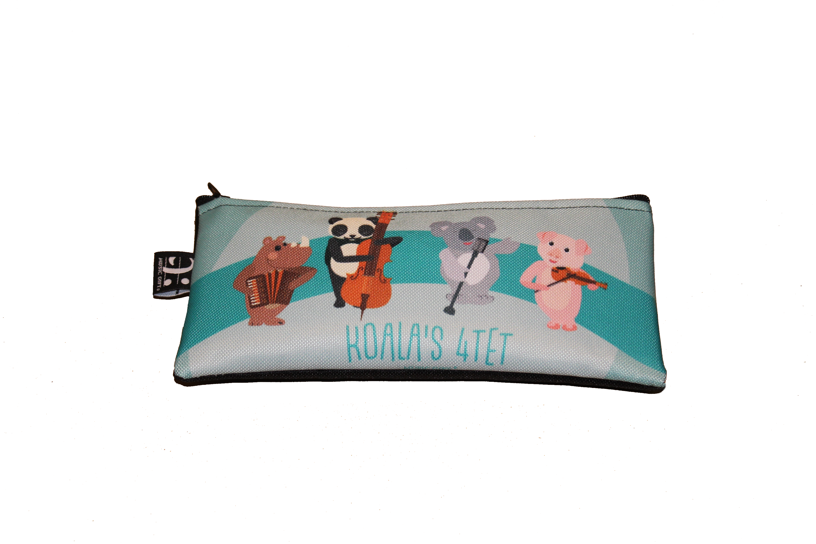 REGALO - ESTUCHE CON MOTIVOS MUSICALES (KOALAS TOCANDO INSTRUMENTOS)