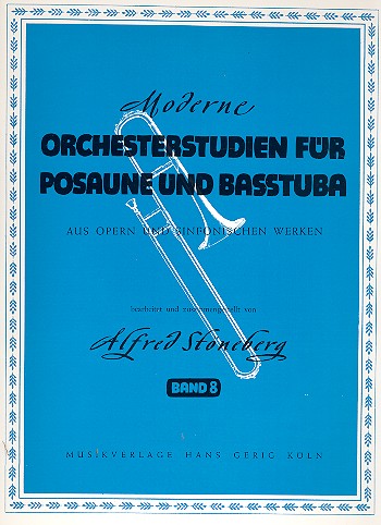 A.Stöneberg.- Moderne Orchesterstudien für Posaune und Basstuba (BOOK 8)