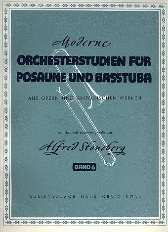 A.Stöneberg.- Moderne Orchesterstudien für Posaune und Basstuba (BOOK 6)