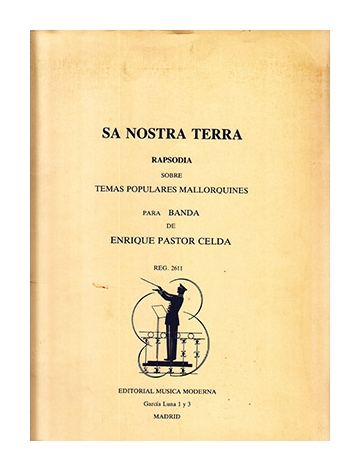 PASTOR CELDA E. - SA NOSTRA TERRA (BANDA)