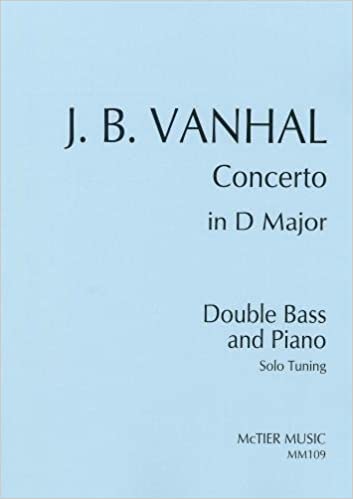 VANHAL J.B. - CONCIERTO RE M        -CB/P