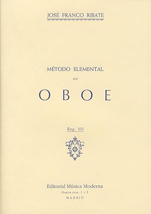 FRANCO RIBATE J. - METODO ELEMENTAL DE OBOE -