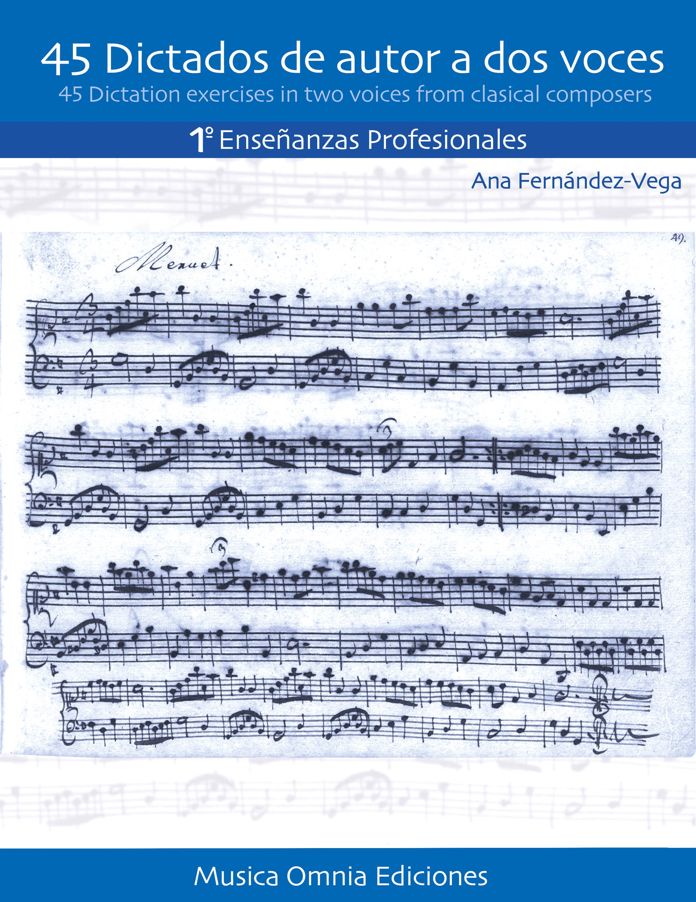 FERNANDEZ-VEGA A. - DICTADOS DE AUTOR A DOS VOCES (45) 1º Enseñanzas Profesionales  (Bilingüe)