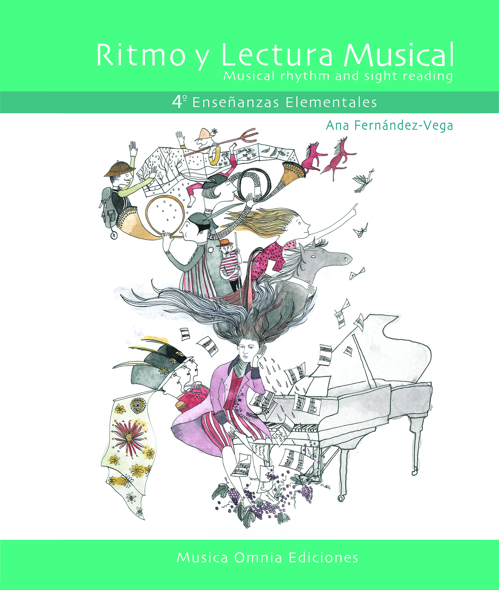 FERNANDEZ-VEGA A. - RITMO Y LECTURA MUSICAL 4º Enseñanzas Elementales  (Bilingüe)