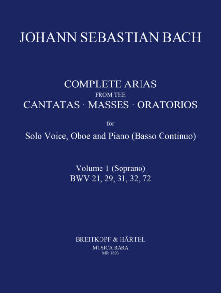 BACH J.S. - ARIAS COMPLETAS DE LAS CANTATAS, MISAS Y ORATORIOS V.4 (OBOE/SOPRANO/P)