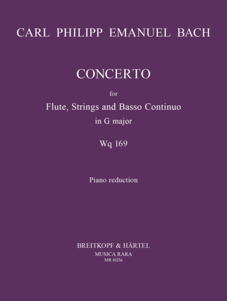 BACH C.P.E. - CONCIERTO SOL M - WQ.169