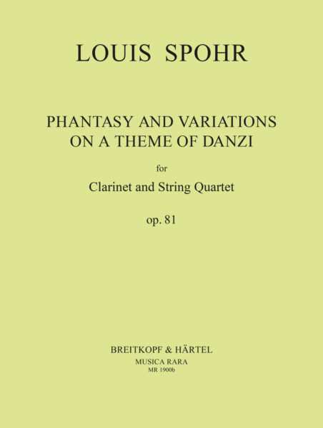 SPOHR L. - FANTASIA Y VARIACIONES TEMA DANZI - OP.81