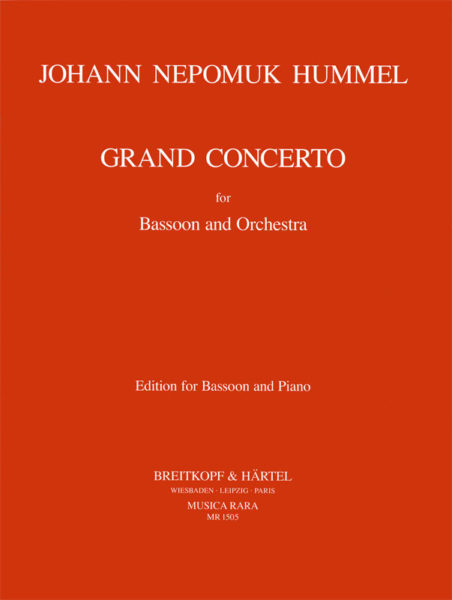 HUMMEL J.N. - CONCIERTO FA M FAGOT -