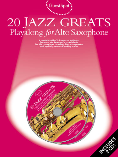 ALBUM - GUEST SPOT 20 JAZZ GREATS (SAXO)(TAJETA DESCARGABLE)