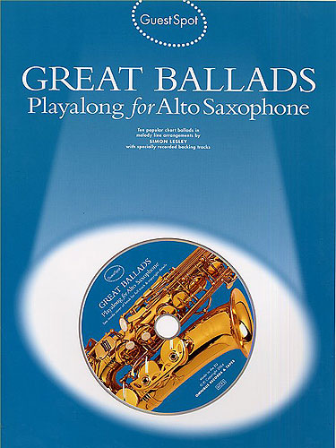 ALBUM - GUEST SPOT GREAT BALLADS PLAYALONG (+CD) (SAXO) -