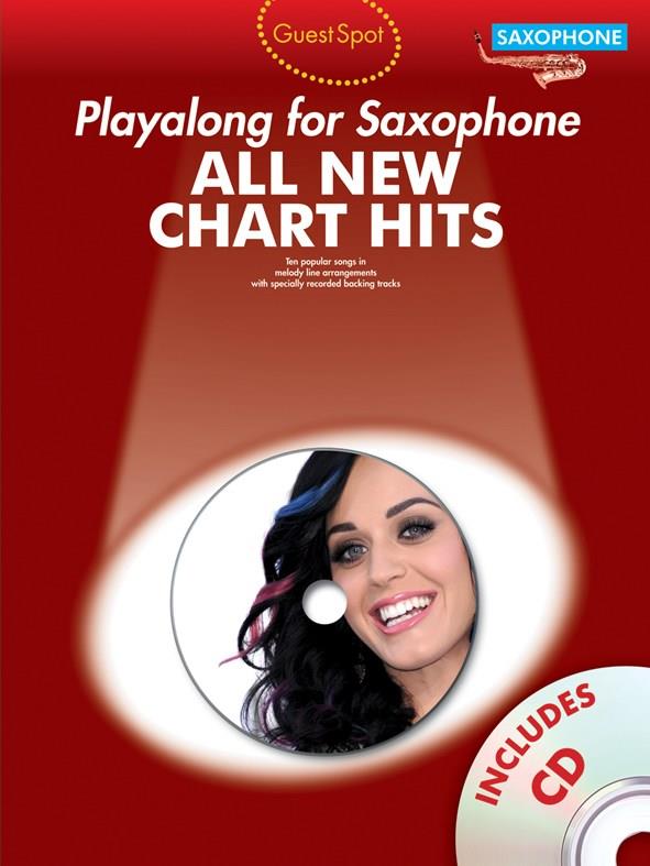 ALBUM - GUEST SPOT ALL NEW CHART HITS (SAX OFON ALTO) +CD