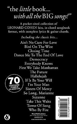 COHEN L. - LITTLE BLACK SONGBOOK (LETRAS CON ACORDES)