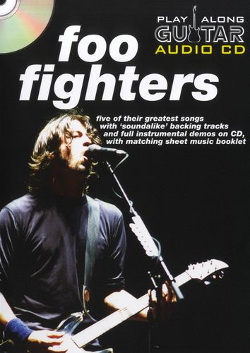 FOO FIGHTERS - PLAY ALONG GUITAR AUDIO CD + PARTITURA (TABLATURA)