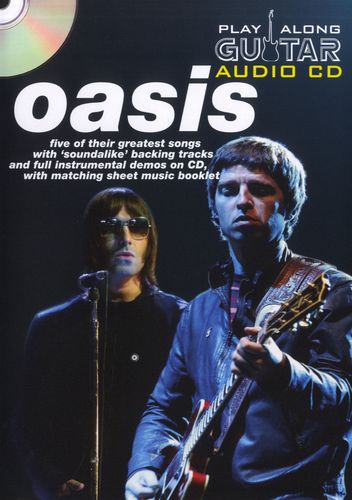 OASIS - PLAY ALONG GUITAR AUDIO CD + PARTITURA (TABLATURA)