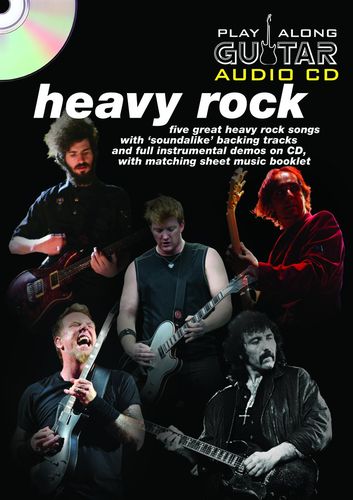 ALBUM - HEAVY ROCK PLAY ALONG GUITAR AUDIO CD + PARTITURA (TABLATURA)