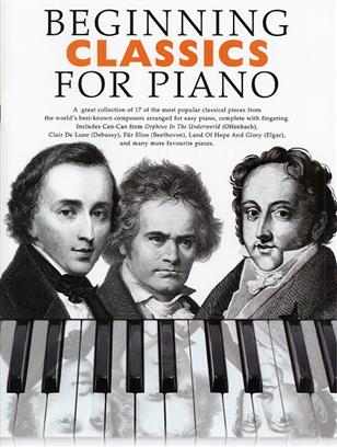ALBUM- BEGINNING CLASSICS PIANO (17 PIEZAS)