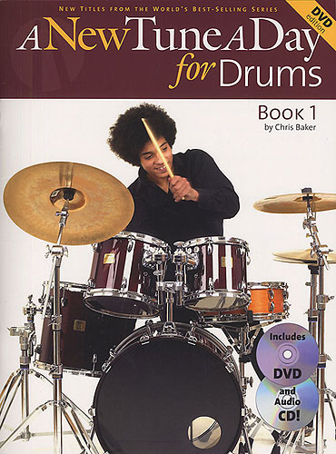 BAKER C. - A NEW TUNE A DAY FOR DRUMS V.1   (+ CD / DVD)