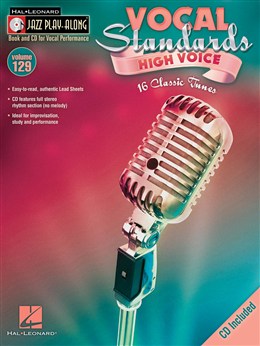 ALBUM - VOCAL STANDARS (HIGH VOICE) +CD (JAZZ PLAY ALONG)