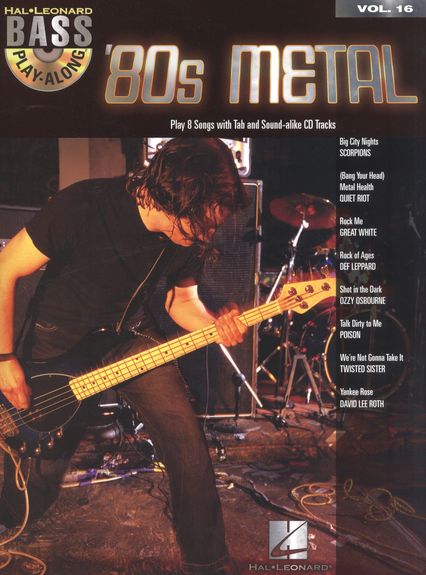 ALBUM. - 80s METAL BASS PLAY-ALONG V.16 (+CD)
