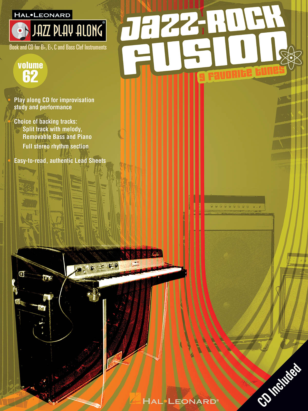 ALBUM. - JAZZ ROCK FUSION PLAY ALONG+CD(9FAVORITE TUNE) Vº62