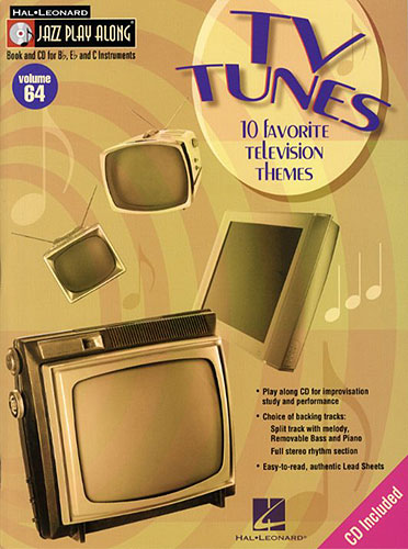 ALBUM - FAVORITE TELEVISION THEMES (10) TV TUNES V.64 JAZZ PLAYALONG (+CD)