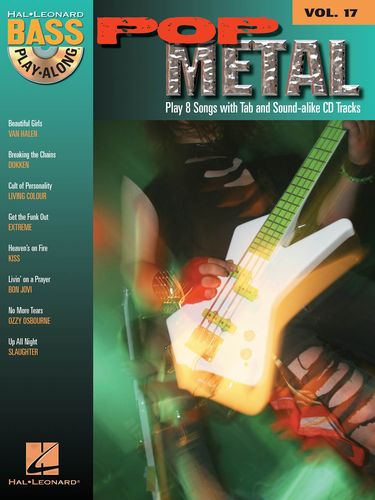 ALBUM - BASS POP METAL VOL.17 (8 SONGS) (TABLATURA) +CD