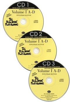 ALBUM - REAL BOOK PLAY-ALONG EUROPEAN V.1 A-D (SOLO 3 CD)