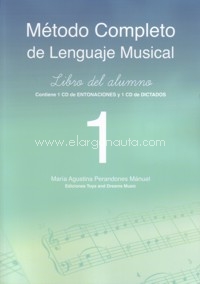 PERANDONES M.A. - METODO COMPLETO DE LENGUAJE MUSICAL V.1 ALUMNO + CD
