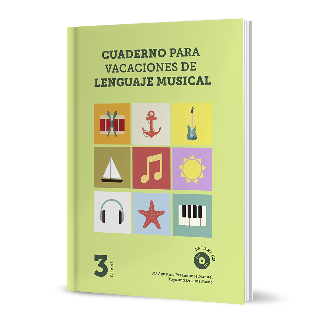 PERANDONES M.A. - CUADERNO PARA VACACIONES DE LENGUAJE MUSICAL V.3+ CD (ALUMNO)