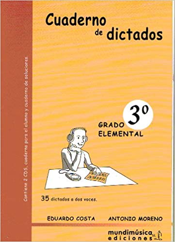 COSTA/MORENO - CUADERNO DE DICTADOS ELEMENTAL 3º A DOS VOZ +CD